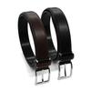 [HAWARD] Italian Leather Belt for Men (One Size Fits All, Brown)