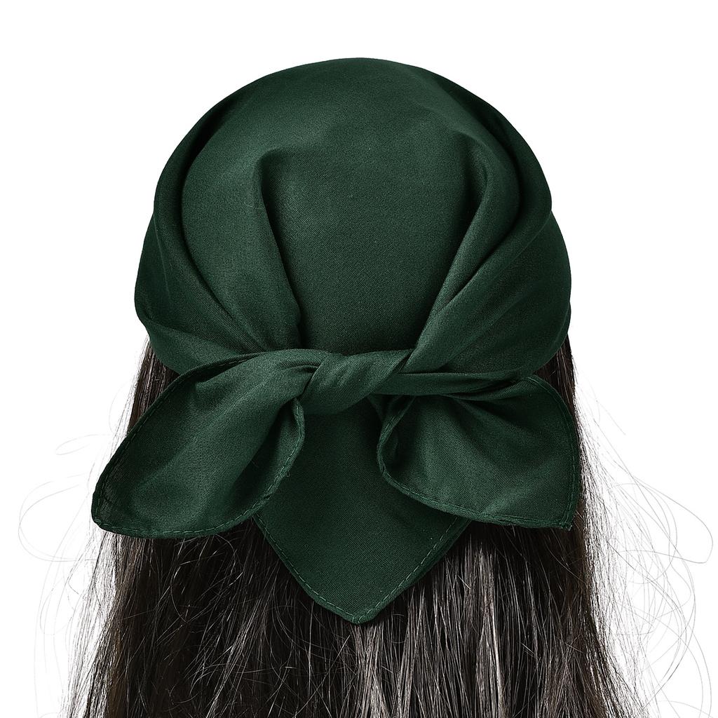 Einfacher quadratischer Polyester-Schal für Damen, Schaloberteil, Kopftücher, Leichte Halstücher, Haarbandana, Halstuch, Muslimischer Hijab