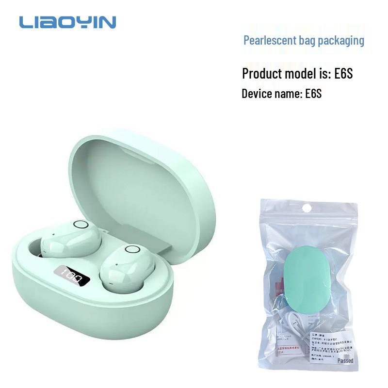 2024 New Mini Bluetooth Earphones with Long Battery Life, Noise Cancelling, and Cute Design