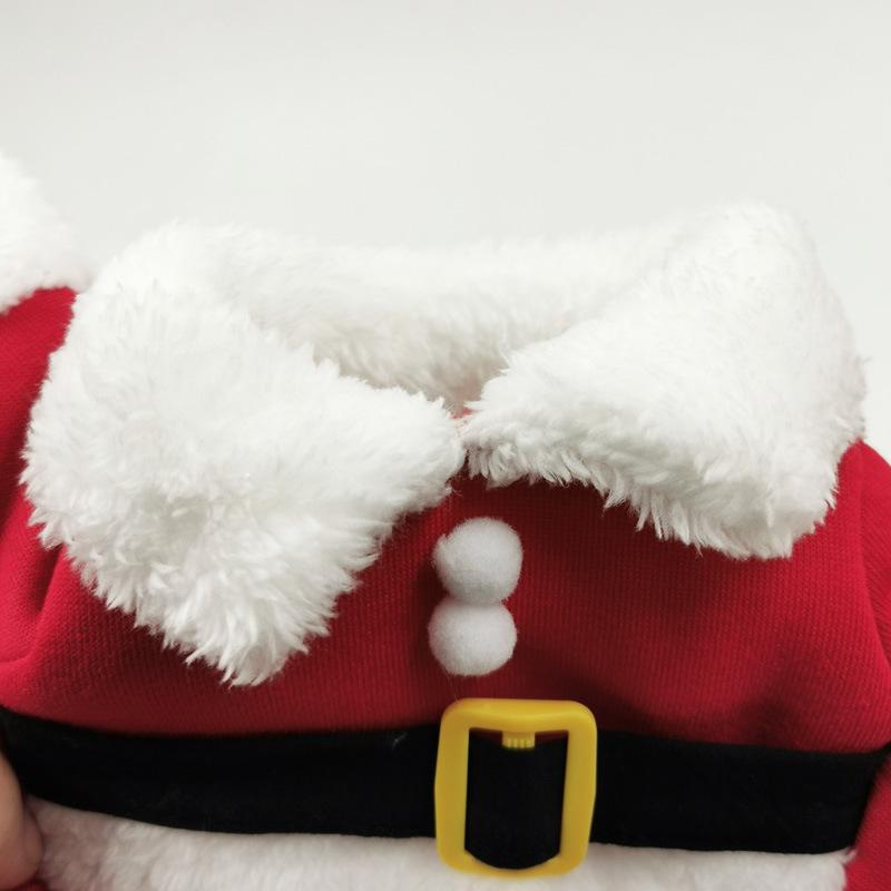 Kedi Köpek Noel Cosplay Kostümleri Küçük Orta Boy Köpekler Kediler Komik Parti Yaratıcı Yenilik Yavru Köpek Yavrusu Giysileri Yorkies Evcil Hayvan Mont