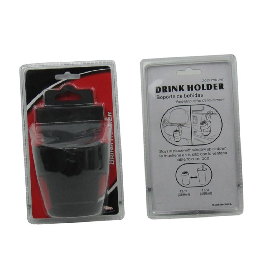 Luxshiny Car Mountable Cup Multifunctional Hanging Drink Rear Seat Window Stable Drink Holder, Black, Holder, Mountable, Mountable, Storage.
