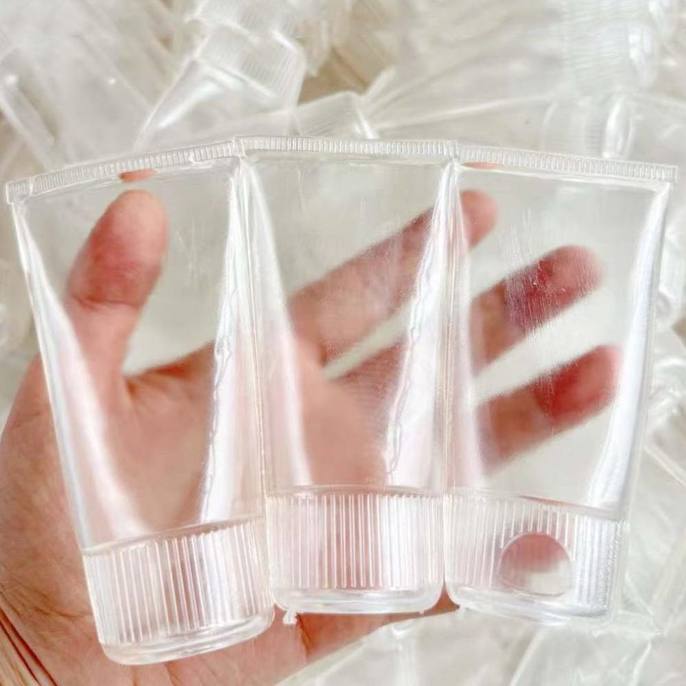Transparent DIY Empty Ball Skin Toothpaste Handmade Ball Skin Clear DIY Pressure Ball Kit Kids Toy