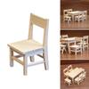 Doll House Zakka Chair Model Realistic Dollhouses Benches Chair Realistic Play Chair Realistic 1:12 Model Mini Size Toy