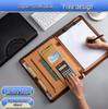 Custom A4 Leather Document Folder - Multifunctional Office & Presentation Organizer