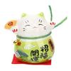 FRCOLOR Lucky Cat Figurine, Good Luck, Entrance Accessories, Interior Decoration, Luck, Invitation, Red Cushion, Desktop Decoration, Housewarming