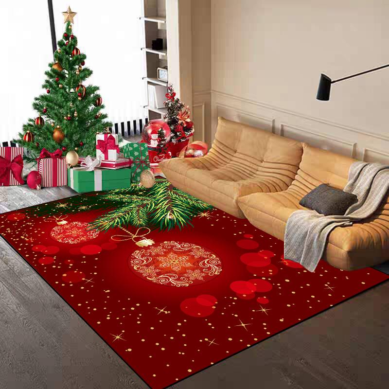 Carpet for Living Room European Classical Blue Flower Carpet Non-slip Bedroom Large Area Floor Mat Washable Cloakroom Lounge Rug