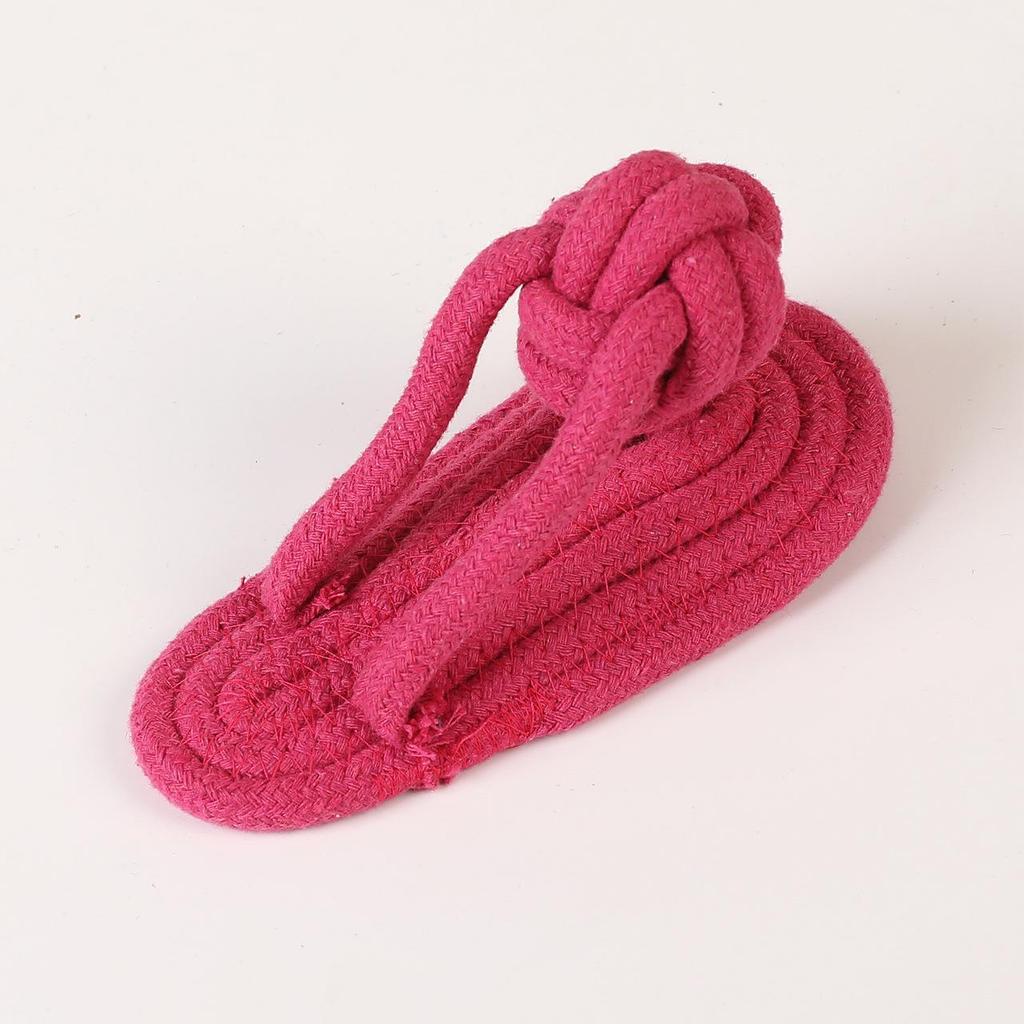 Pet Cotton Rope Slippers: Durable Bite-Resistant Toys for Dogs of All Sizes, Promoting Dental Health with Knot Design.