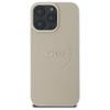 Etui do iPhone 16 Pro Max Guess Grained Ring MagSafe beżowe