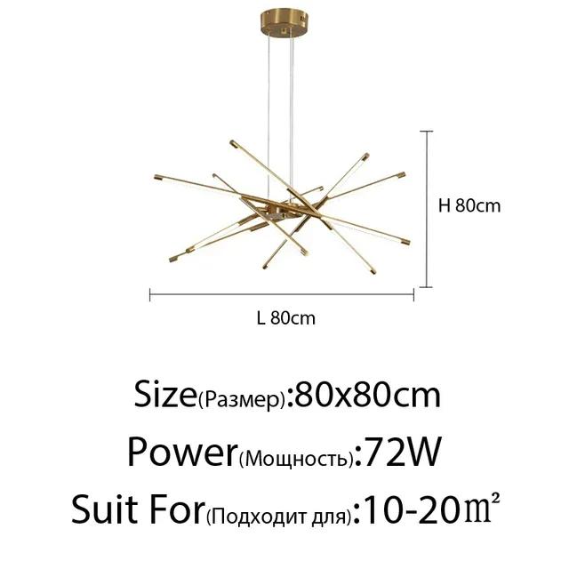 Modern Minimalist Living Room Pendant Lamp Creative Restaurant Bar Chandelier Luxury Bedroom Study Lights Combination Luminaire