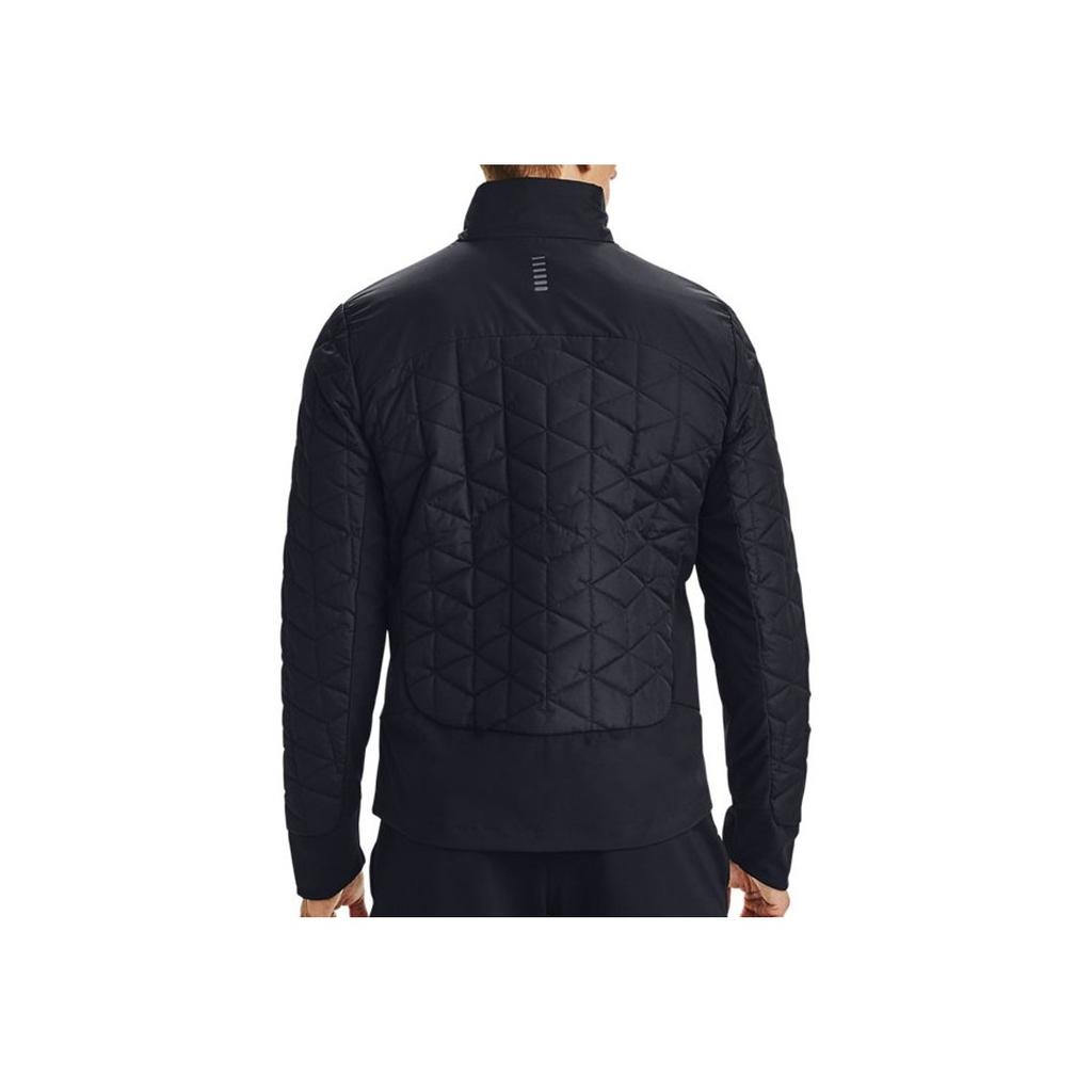 Under Armour ColdGear Reactor Hybrid Zip-Up Running Jacket Men Jackets Black 1355803-001