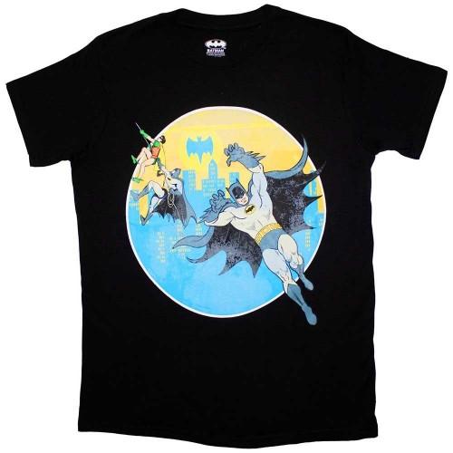 DC Comics Unisex Adult Batman Bat Leap T-Shirt