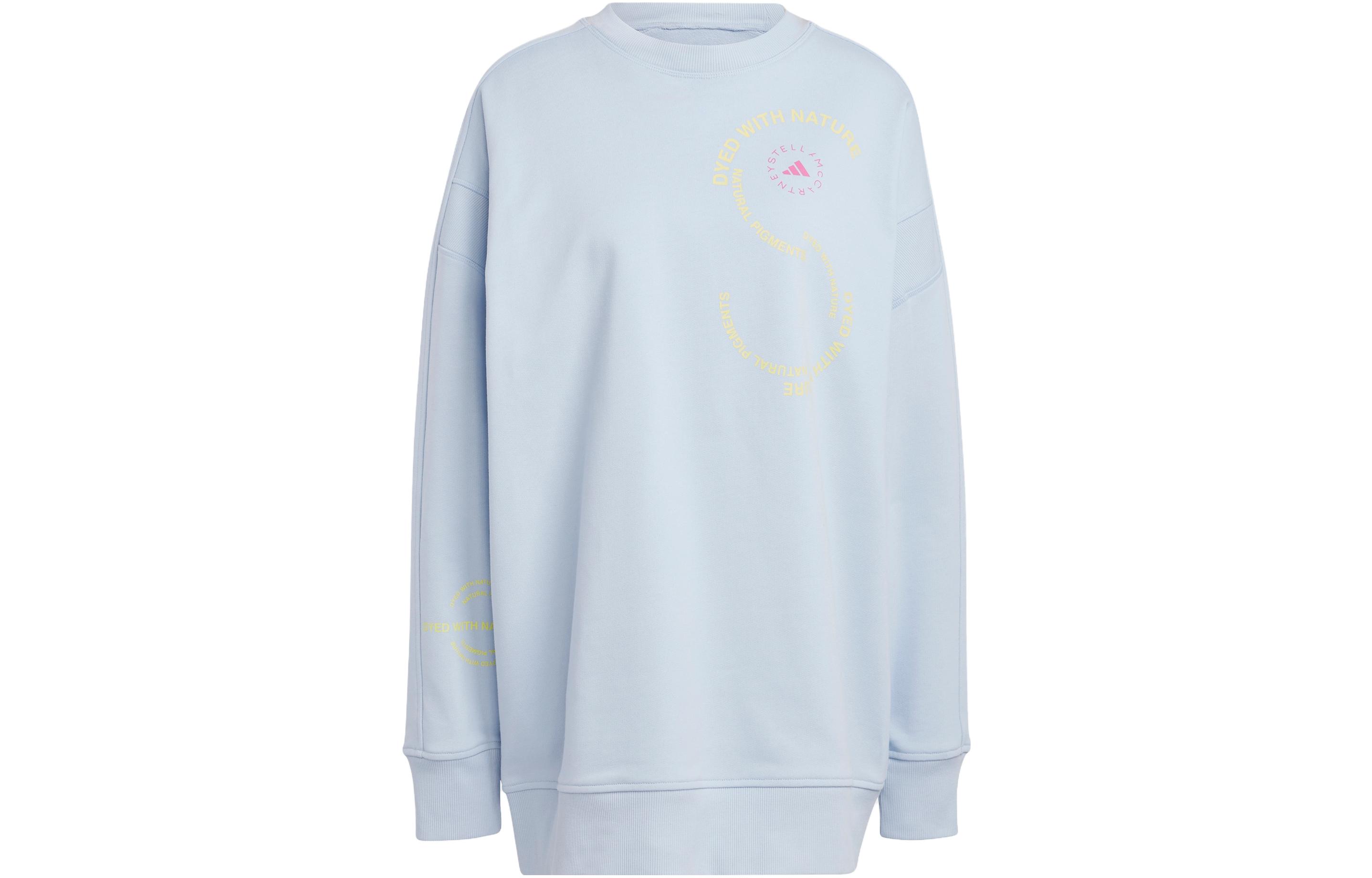 

Adidas X Stella McCartney Sweatshirts Unisex Bay Light Blue Crew Neck Moderate Regular IA7716 M