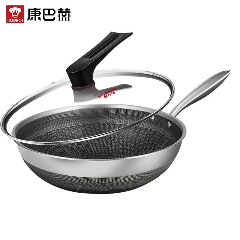

Kambach 32cm 316L Stainless Steel Non-stick Wok