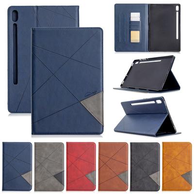 Samsung Galaxy Tab S6 10.5 inç için Kılıf (2019 Sürümü)(SM-T860/T865) Çoklu Görüntüleme Açıları Kart Cebi ile Business Premium PU Deri Folyo Kapak
