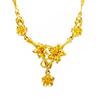 Korean Fashion Plated Five Flowers Bridal Wedding Collar Chain Necklace Pendant
