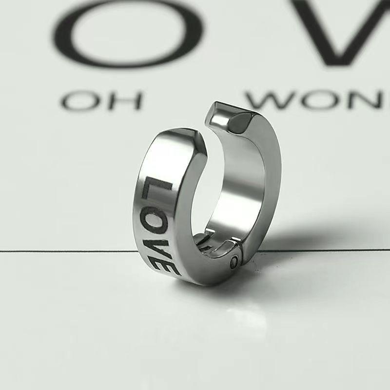 Pánské trendy magnetické náušnice a unisex falešné klipy na uši