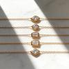 18K Gold Plated Hypoallergenic Non Anti Tarnish Free Waterproof Stainless Steel 3A Zircon Bracelet Jewelry for Women