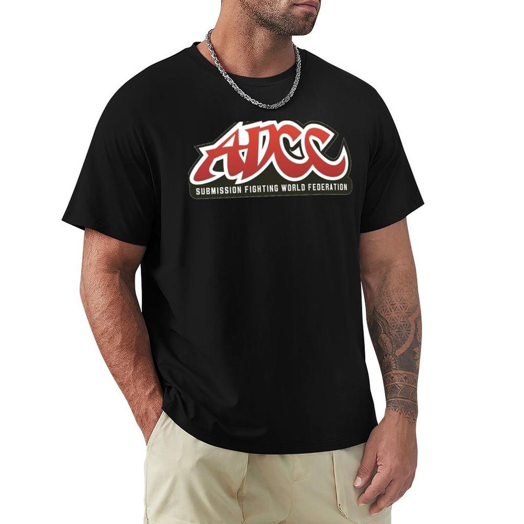 ADCC Submission Fighting World Federation Essential T-Shirt Grafik T-Shirt schwarz T-Shirts Übergröße T-Shirts für Männer