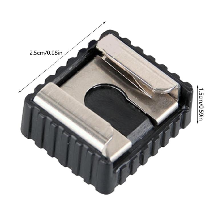 Hot Shoe Bracket Mount Adapter 1/4" Screw For Studio SpeedliteTripod SC-6 SC6