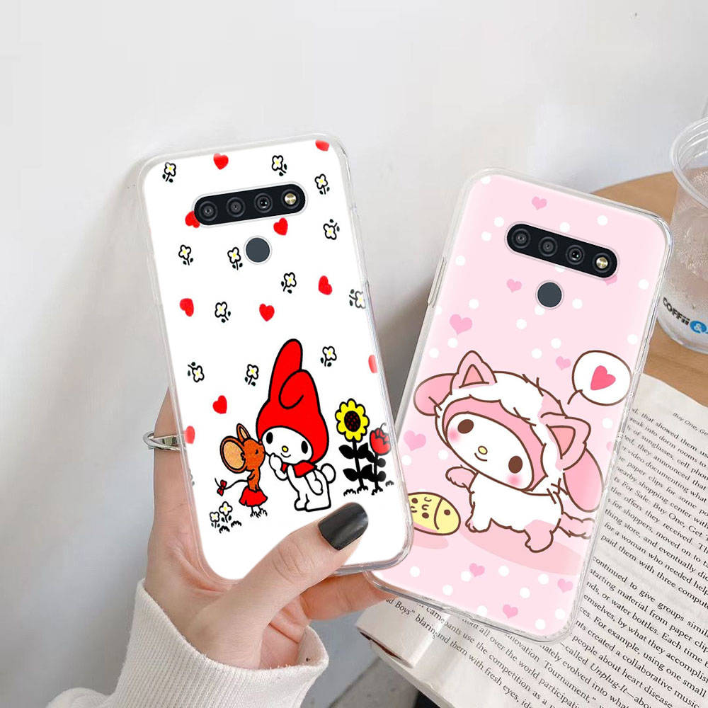 Transparent Case for Samsung A04 A14 A23 M33 M53 Realme 10 9 C35 C55 VIVO X80 Infinix Hot 30 Note 11 Tecno Spark 8P Pro L-2 My Melody
