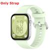 Silicone Watch Strap + Protective Case For Huawei Watch Fit 3 Watchband Bracelet Band Correa Screen Protector Cover Shell