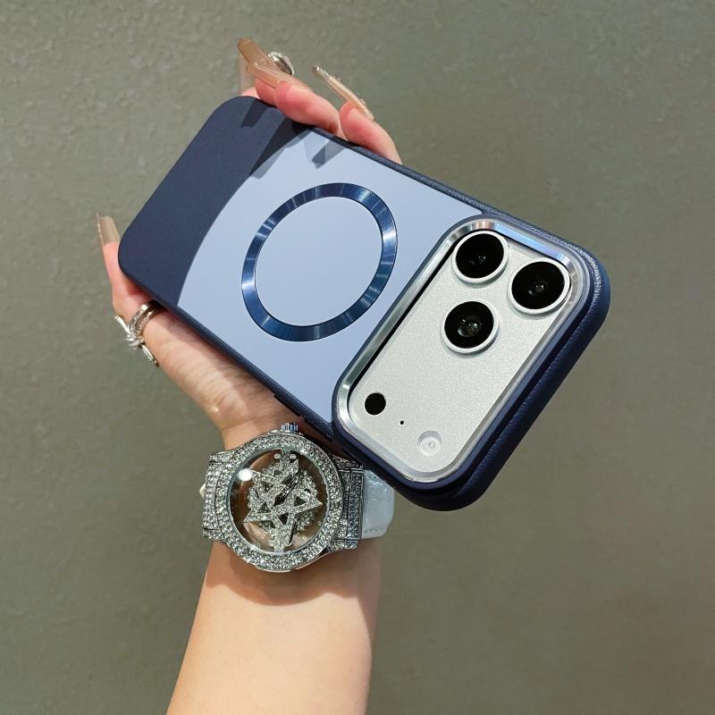 Luxury Hard Defender For Magsafe Case for iPhone 17 Air 16 15 14 13 12 Pro Max Plus Wireless Charge Laser Magnetic Rugged Cover