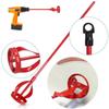 Hexagon Shaft Plaster Paint Mixer Attachment Electric Drill Mixing Paddle Muilt-use Putty Cement Mortar Stirring Rod Drop Shippi