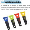 4PCS Ice Scraper For Car Windshield, No Scratch Plastic Ice Shovel Tools For Winter, Window Ice Snow Frost Removal Tool Accessories For Cars, Trucks,