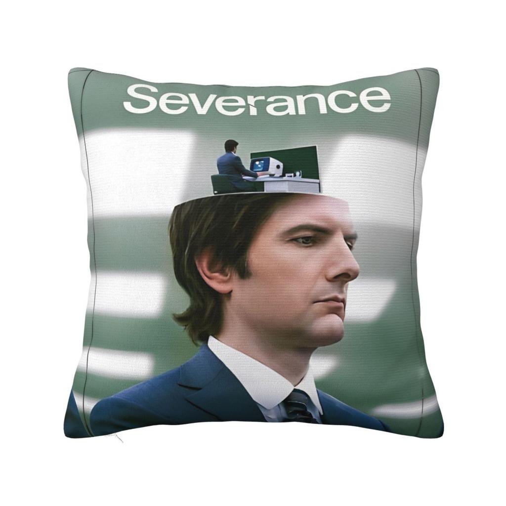 Severance The Work Square Pillow Covers Polyester Room Cushion Cover Funny Decor Pillow Cover 4040