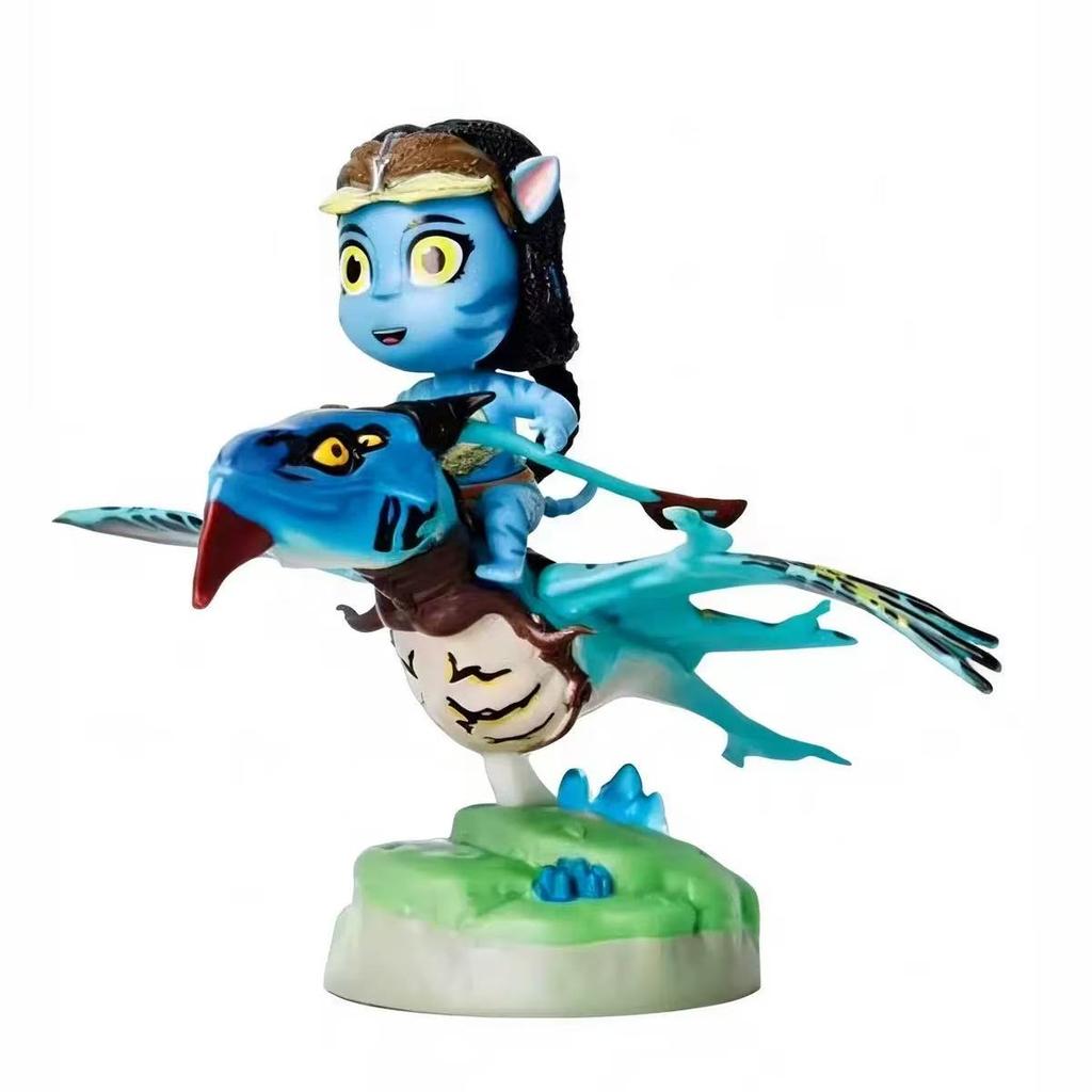 Cute Avatar 2 Neytiri & Jake Sully PVC Figure Model 12cm - Collectible Anime Character Toys for Fans Kids Adults Home Decoration
