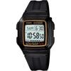 Uhr Casio Collection Standard (Vorheriges Modell) F-201WA-9AJF Schwarz