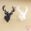 Christmas Miniature Deer Head Wall Decoration for 1/12 Dollhouse