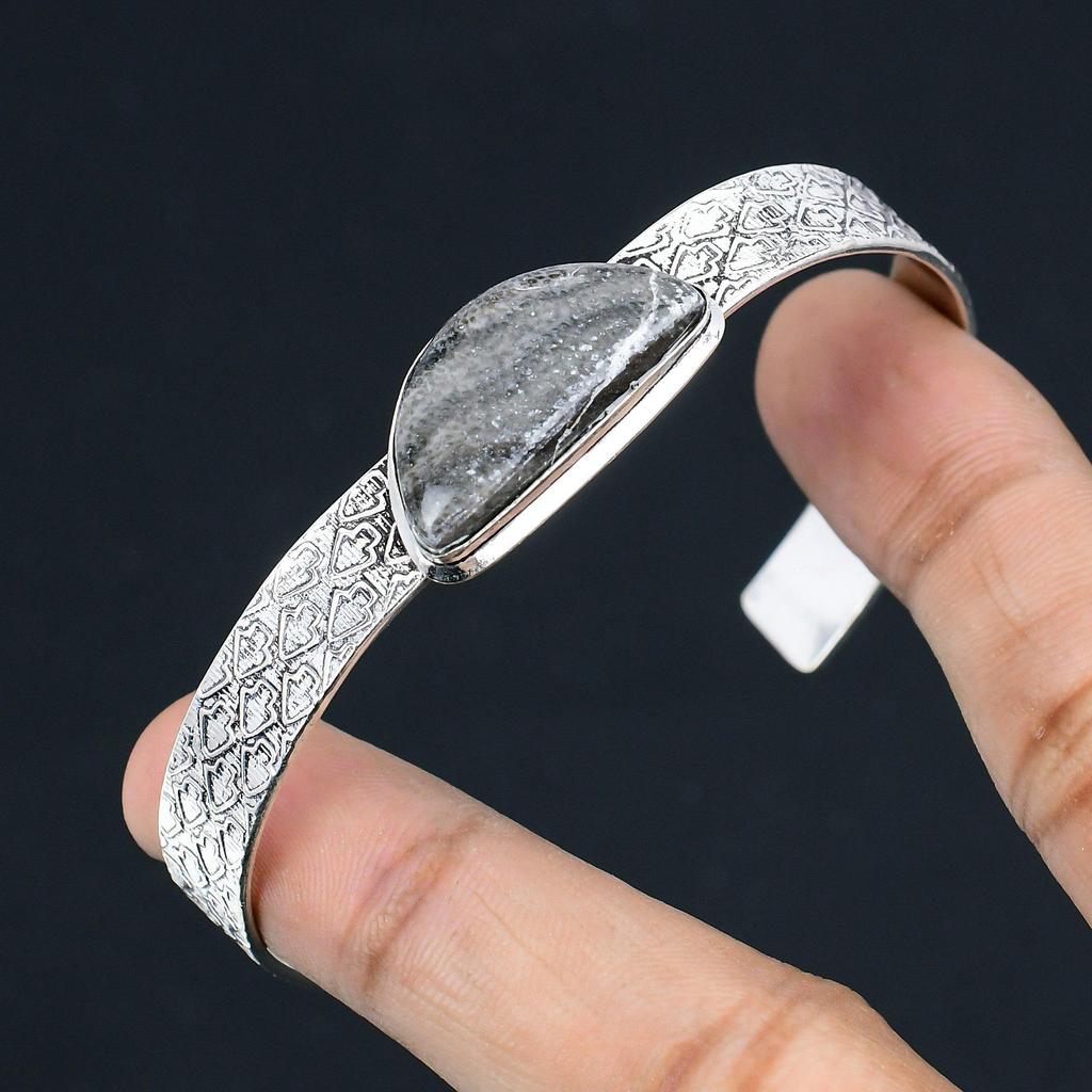 Womens Day Deal 925 Silver Stingray Coral Stone Daughter Elegant Bangle Jewelry