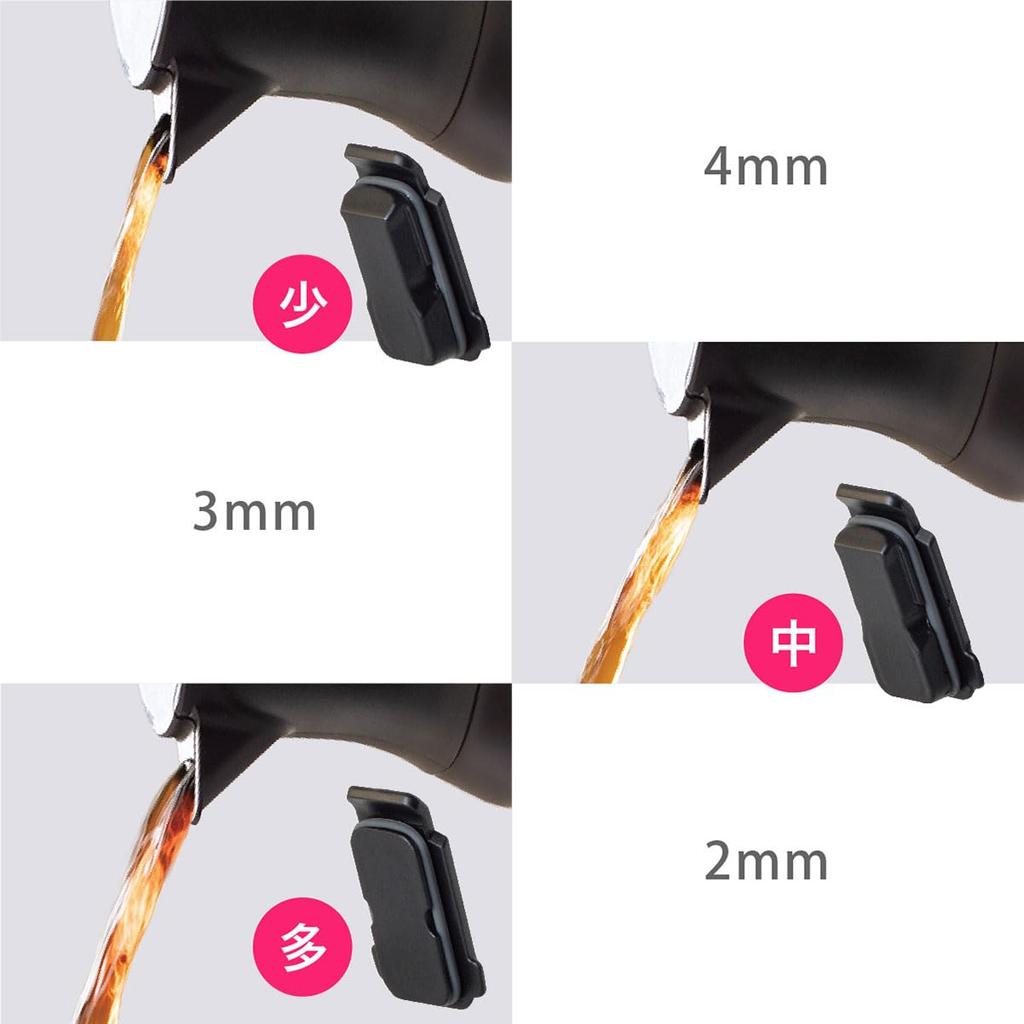 Atlas Cafe Link Coffee Server, 850mL, and Dripper Set for 1-2 Cups, Tabletop, Insulated, and Thermos-Compatible, Trapezoidal Design, Direct Drip,