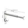 Stainless Steel Clothes Hanger Storage Rack Wall-mounted Scalable Storage Racks Drying Hanger