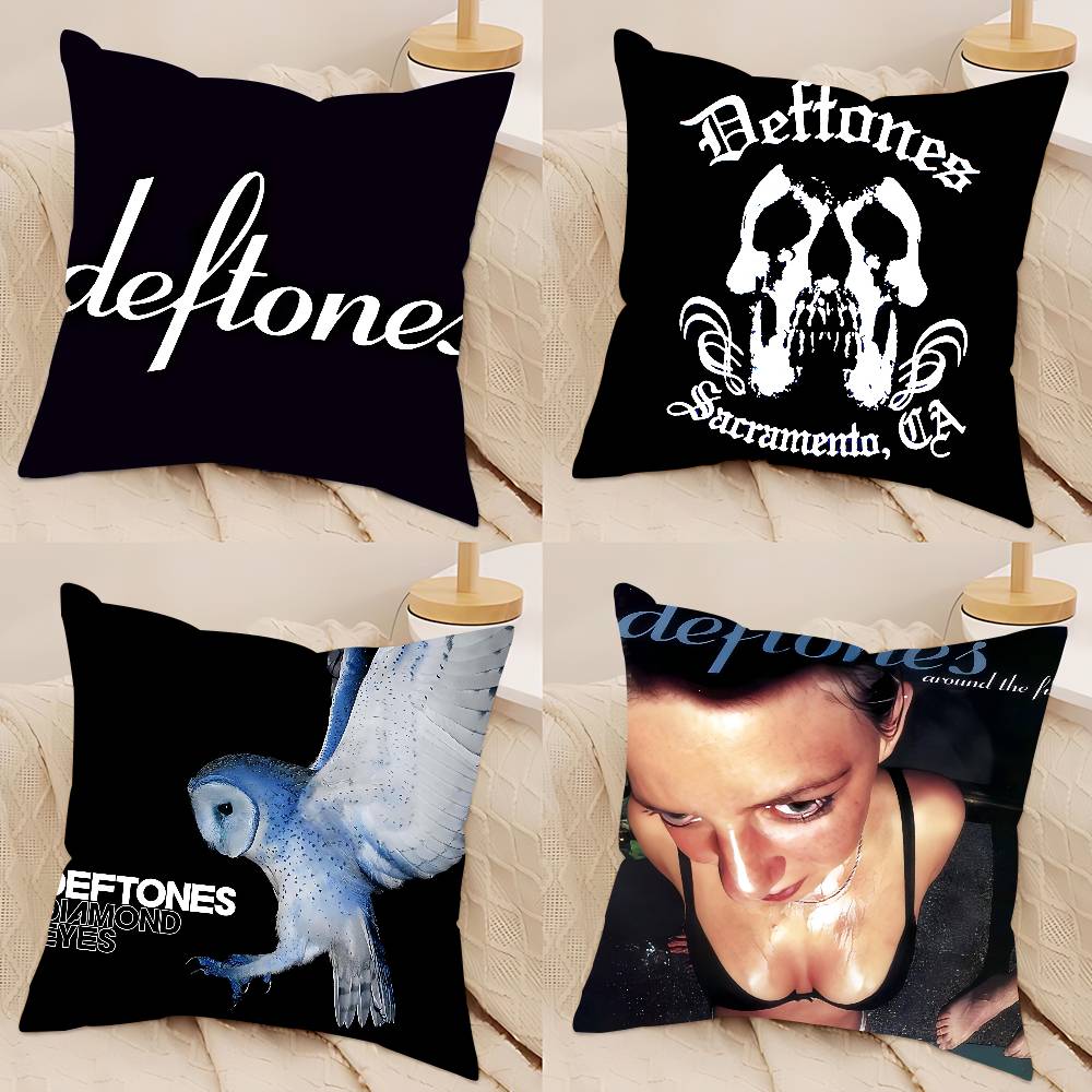 Deftones Music Personalized Pillow Cover Kids Bedroom Wild Party Decor Pillowcase Kid Birthday Shower Gift