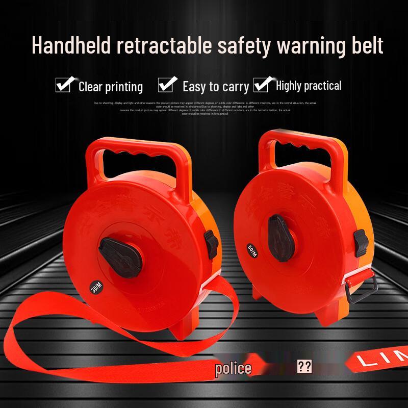 Jimei Portable Ret retractable Safety Warning Barrier Tape