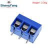 10/20/50pcs KF301-3P 301-3P 3P 3 Pin Plug-in Screw Terminals-Block Connector 5.08mm Pitch  2 Pin Screw Terminal-Block
