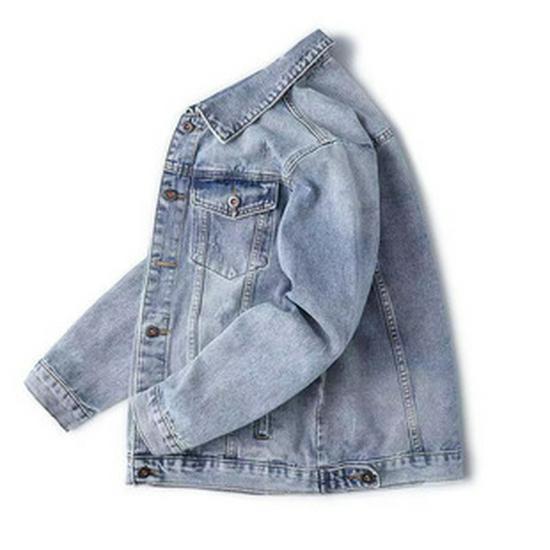 Men's Denim Casual Long Sleeve Shirt Jacket - Autumn/Winter Collection