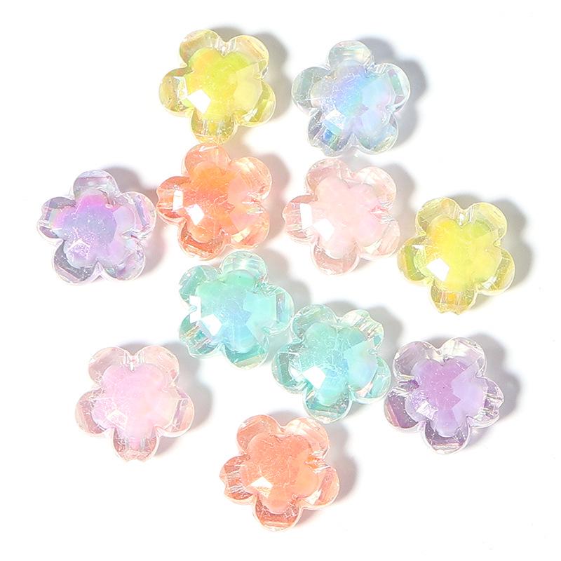 DIY Handmade Round Bead Jewelry Kit: Includes Colored Beads for Phone Chains, Hair Ties, Bracelets, and Necklaces.