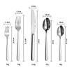 430 Stainless Steel Tableware Hotel High-end Western Food Tableware Foreign Trade Steak Knife, Fork and Spoon Set