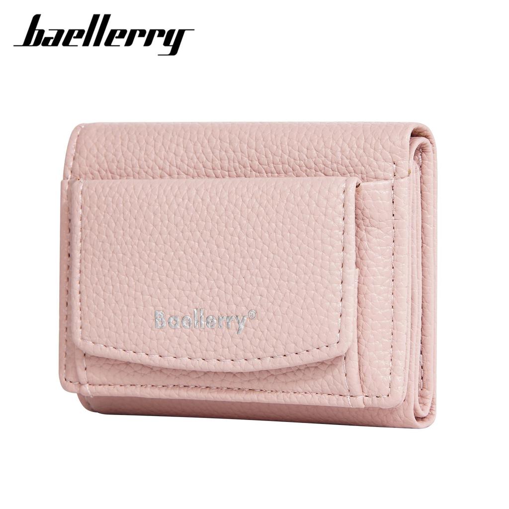 Women's Baellerry Japanese High-End Tri-Fold Wallet & Coin Purse