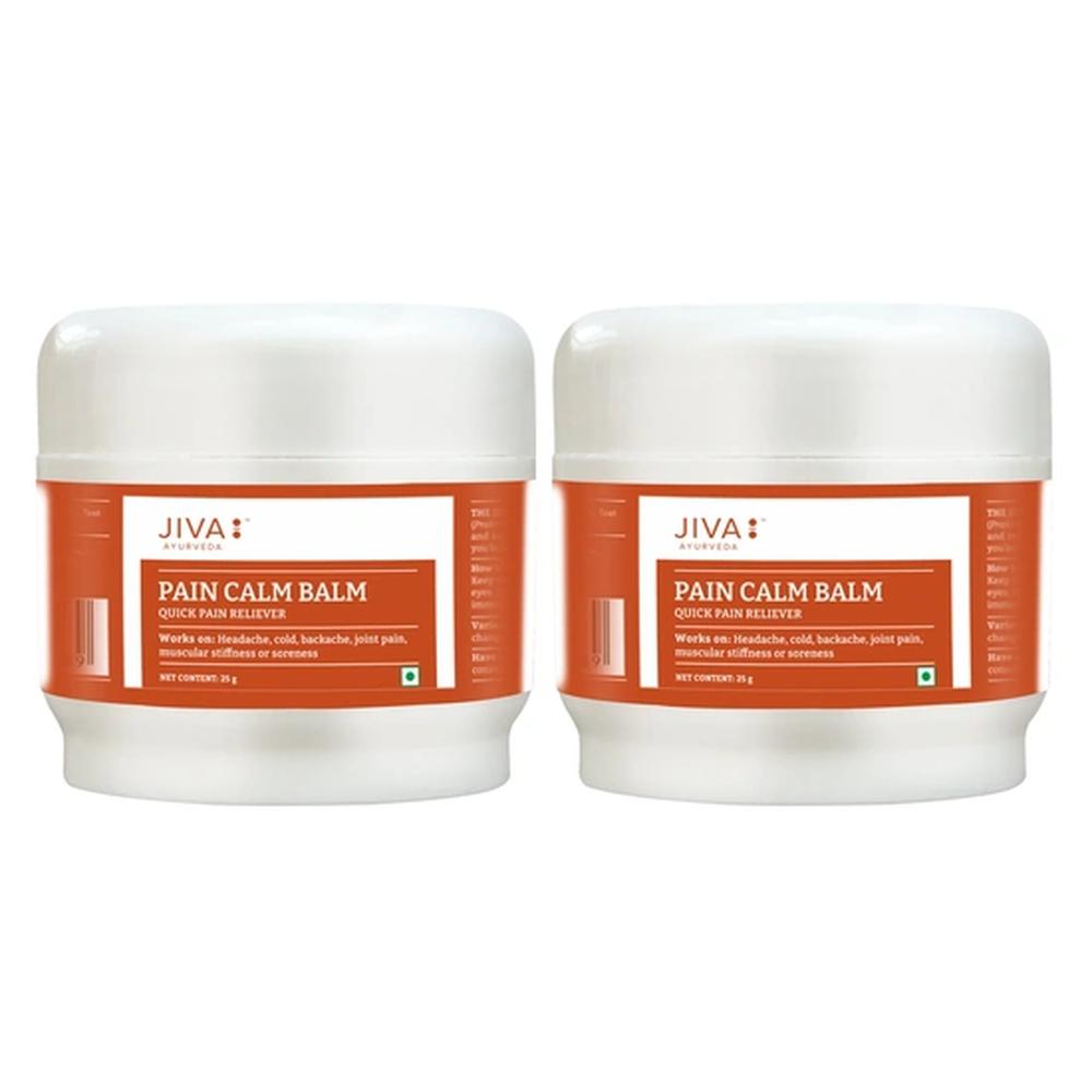 

Успокаивающий бальзам Jiva Pain, упаковка из 2 штук, снимает боль Pack of 2