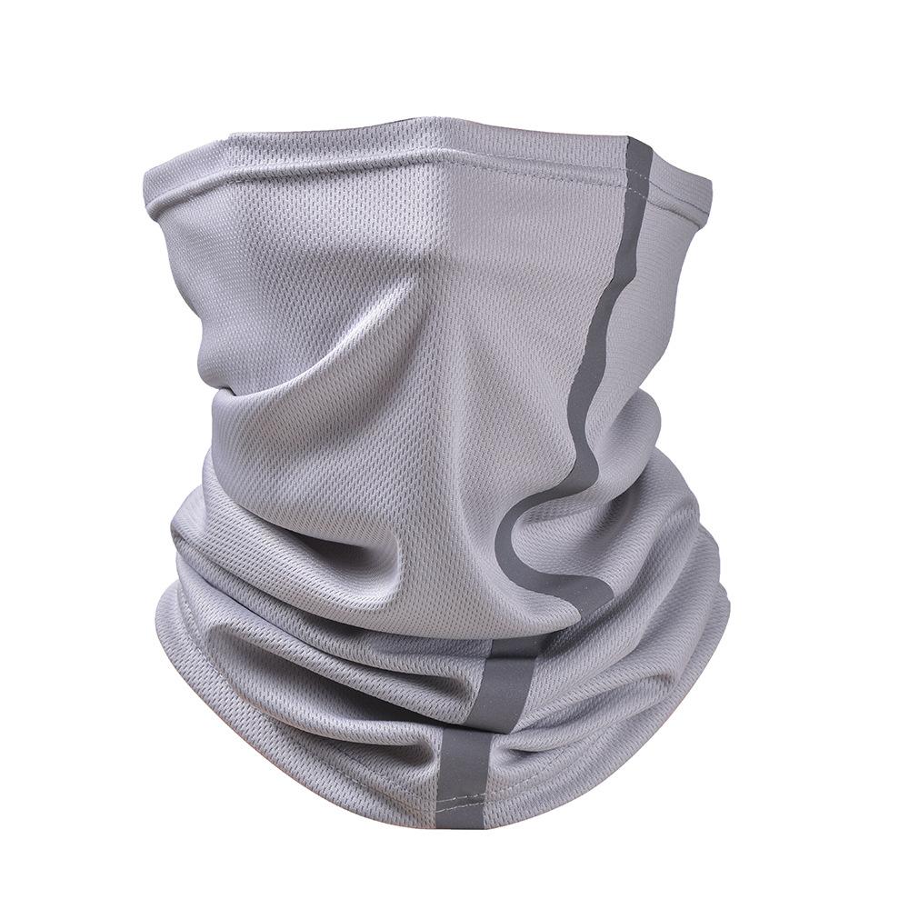 Fleece Neck Gaiter Visibility Reflective Safety Neck Warmer Balaclava Bandana Winter Warm Scarf for Women Men