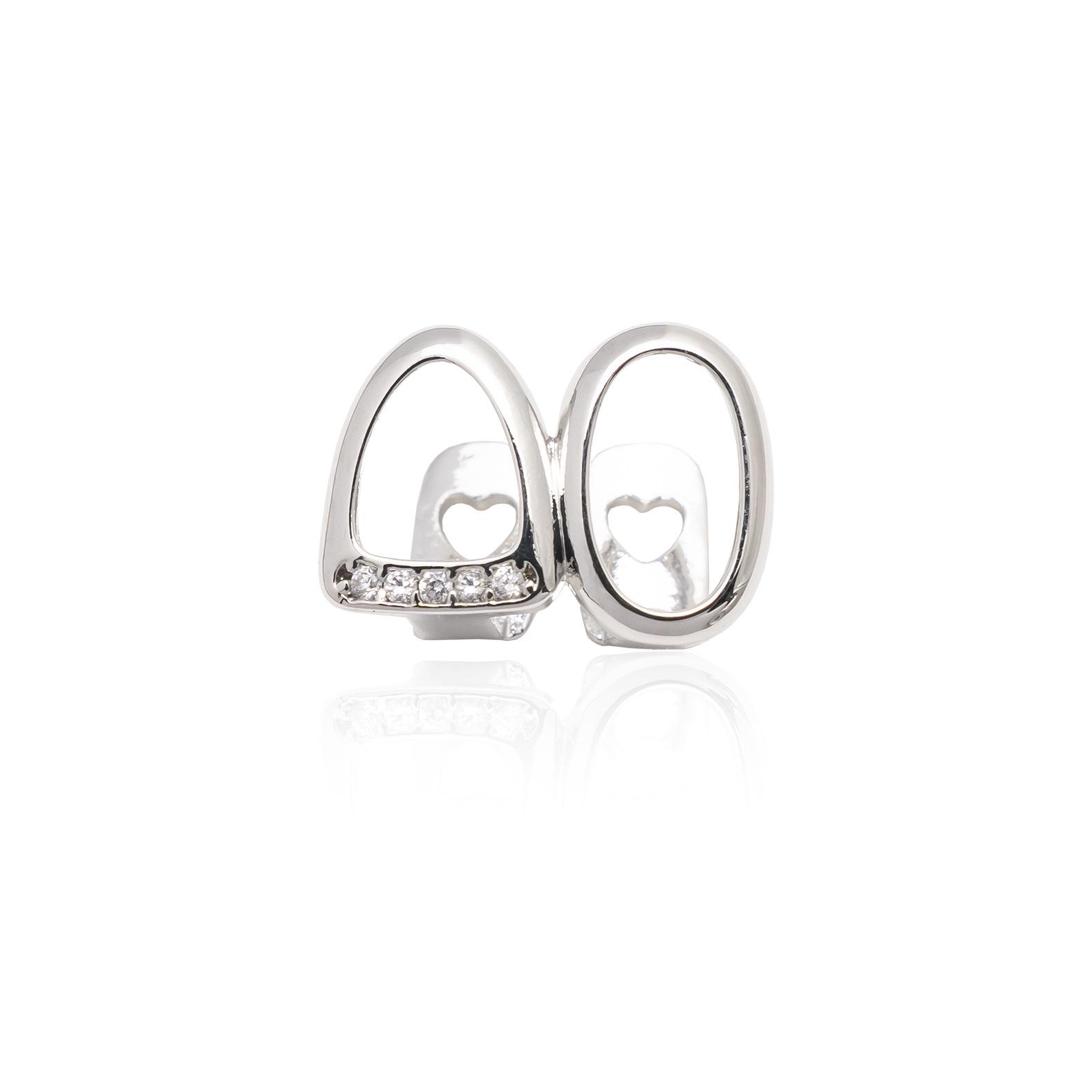 

Двойные полые хип-хоп подтяжки из 18-каратного золота: Модные аксессуары для женщин в европейском и американском стиле