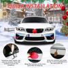 Car Reindeer Antlers & Nose Decorations - Cute Rudolph Reindeer Auto Holiday Accessories With Ears - Christmas Roof Top Decorations For SUV Van Truck