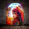 Huacan 5d Diy Diamond Painting Cross Stitch Beautiful Girl Diamond Embroidery Special Action Diamond Painting Full