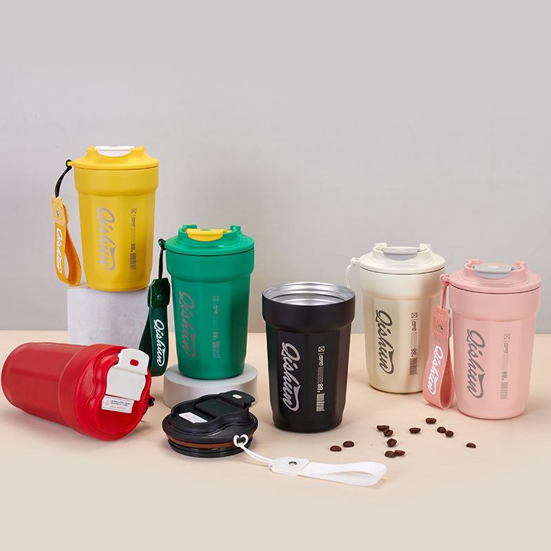 Octagonal 304 Stainless Steel Thermos Mug: Portable Vacuum Coffee Cup