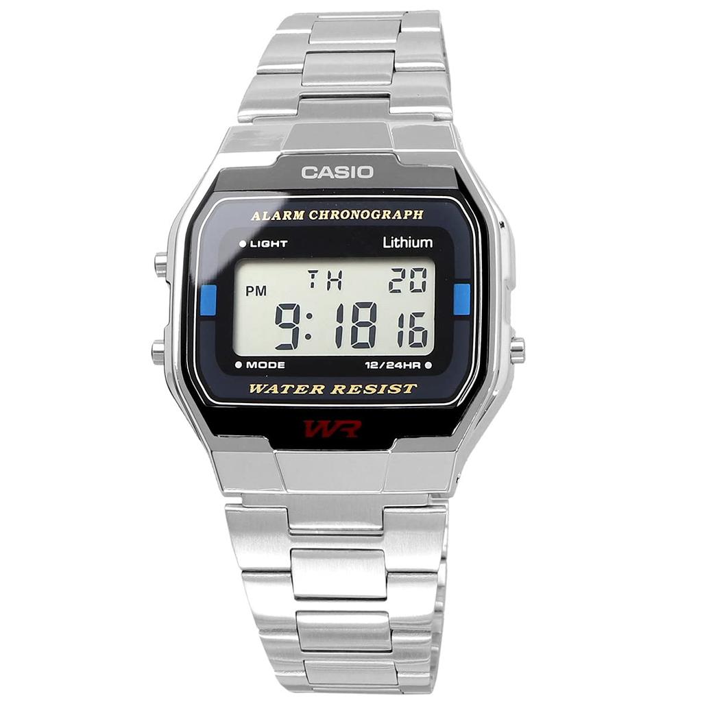 CASIO Digital Watch Vintage Series Silver Overseas Model [Casio] A163WA-1QES Men's, Women's, Kids'