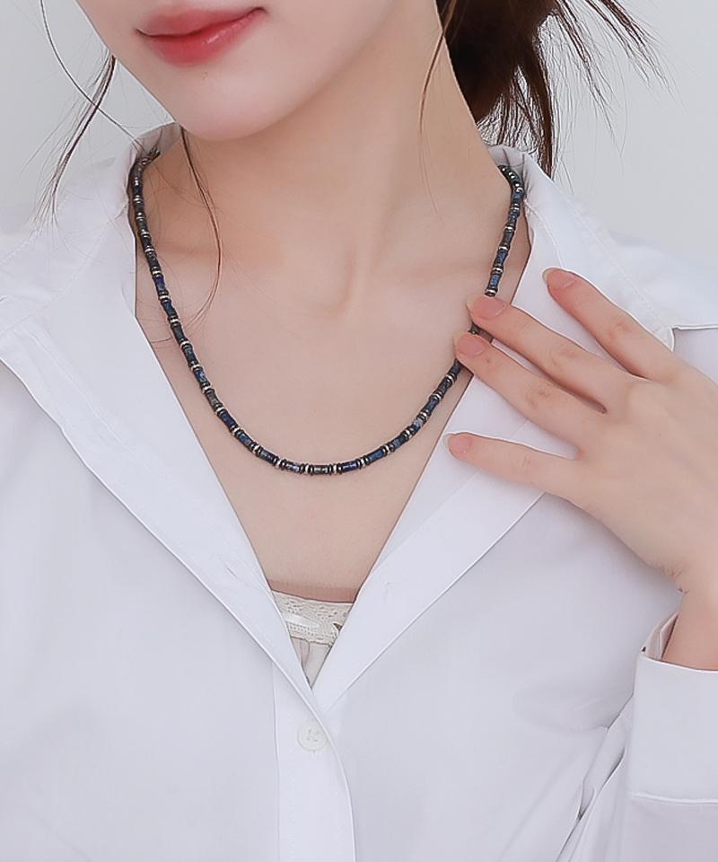 Blancier Rein Lapis Lazuli Bm265N1264 Edelsteinperlen Herren Damen Halskette